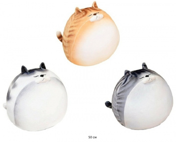 им Кот арт. 90314-3 Толстячок цвета микс 50 см в пак.) им Кот арт. 90314-3 Толстячок цвета микс 50 см в пак.)