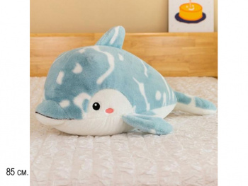 им Дельфин арт. 508-811 Голубой, пятнистый 85 см в пак.