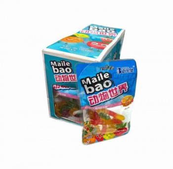 Мармелад арт. 676754/676242 Фруктовые фигурки животных 35 г 20 шт. упаковка