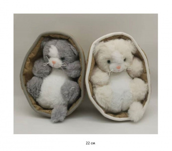 им Кот арт. 209830 В корзинке цвета микс 22 см в пак. им Кот арт. 209830 В корзинке цвета микс 22 см в пак.