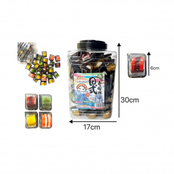 Мармелад арт. 889443 "Суши" 9 г 120 шт. в банке'