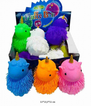 Мяч Антистресс арт. 9134-7 Единорог цвета микс (20 шт.) шоубокс•