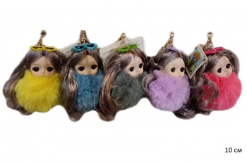 им Шарик арт. 904-5 Девочка в солнечных очках брелок цвета микс 10 см в пак.)