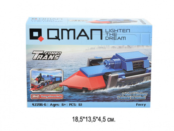 Конструктор арт. 42206-6" Катер (8шт)/шоубокс 45,8*19,6*14,3