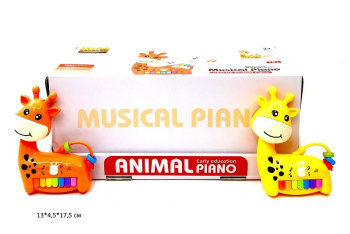 Пианино арт. 8885-1B Мини Жираф цвета микс (12 шт.) в кор._=