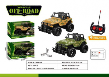 Машина на р/у арт. 998-5A Джип в кор. 31*16,6*18)