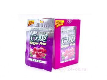 Конфета арт. 220110/220059 Леденец "Морозный виноград" без сахара 12 шт. в кор.',#