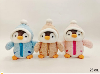 им Пингвин арт. 080125-209 В костюме, цвета микс, 23 см в пак. им Пингвин арт. 080125-209 В костюме, цвета микс, 23 см в пак.