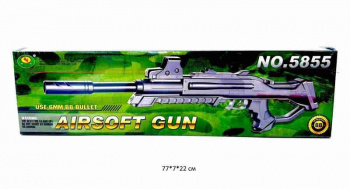 Оружие арт. 5855 Автомат с пульками, прицелом в кор._