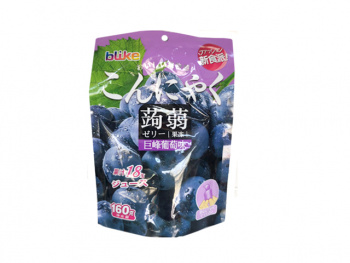 Желе арт. 205420 Конжаковое "Красный виноград" 1 шт. 160 г в пак.