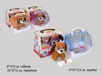 им Собака арт. 5016DR В переноске с косточкой в кор._/72 шт./ им Собака арт. 5016DR В переноске с косточкой в кор._/72 шт./