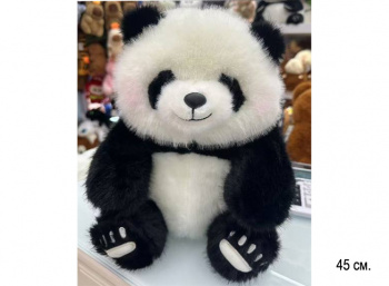 им Панда арт. 241125-24 Пушистая сидит 45 см в пак.)