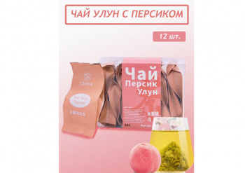 Напиток арт. 40593/039688 Чай Персик улун 7 г 12 пак. 84 г упаковка*
