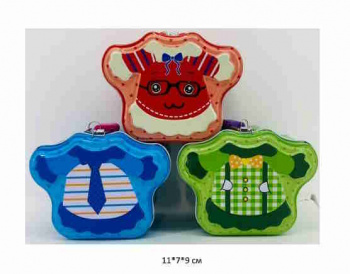 Копилка  арт. 049-FS Сундучок с замочком в пак.~/240шт./