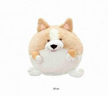 им Собака арт. 1422-209 Бежевая подушка 50 см в пак. им Собака арт. 1422-209 Бежевая подушка 50 см в пак.