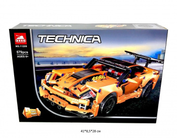 Конструктор арт. 11299 Автомобиль 579 дет. в кор._