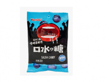 Конфета арт. 891744-3 Кислая "Черника" 25 г 20 шт. упаковка Конфета арт. 891744-3 Кислая "Черника" 25 г 20 шт. упаковка