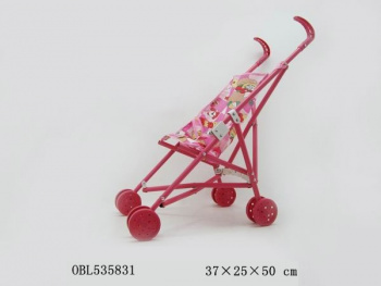 Коляска арт. 886B" Лето трость метал. в пакете