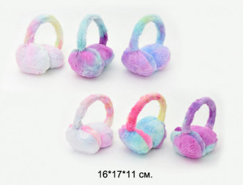 Наушники меховые арт. D1-6509 Разноцветные 1 шт. в пак. Наушники меховые арт. D1-6509 Разноцветные 1 шт. в пак.